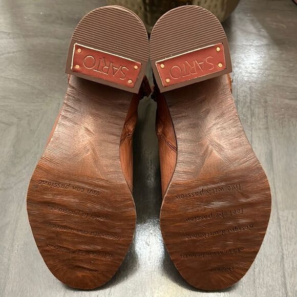 Franco Sarto Sandy Bootie Color Cognac - Picture 3 of 13